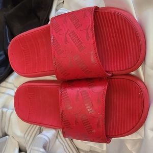 Mens puma slides